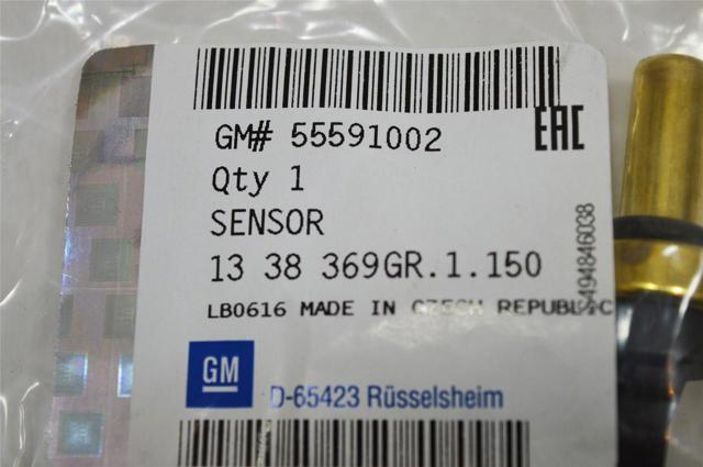 Czujnik temperatury płynu chłodzącego Opel 55591002