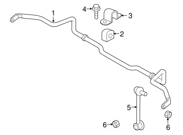 TD1334156C Mazda Tuleja stabilizatora przedniego