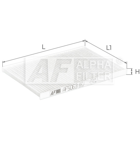 Filtr kabiny Alpha Filter AF5063 cena, od 5,47 USD