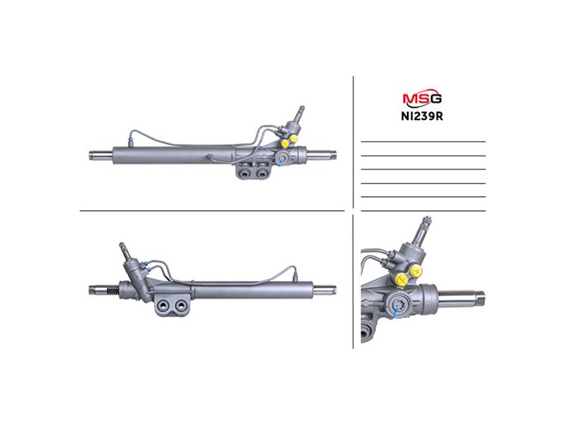 Listwa kierownicza (maglownica) MSG Rebuilding NI239R cena, od 375,52 USD