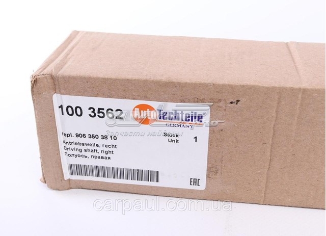 Półoś tylna prawa Autotechteile 1003562