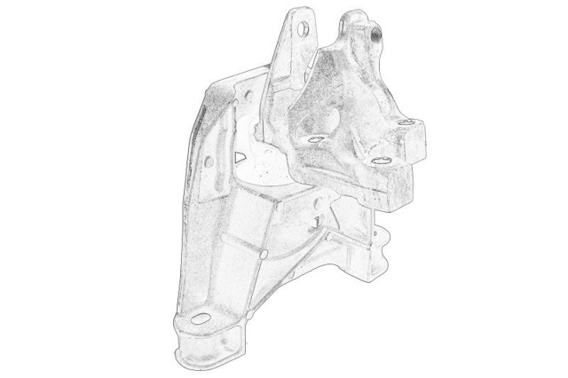 9816339580 Peugeot/Citroen Poduszka (podpora) silnika prawa