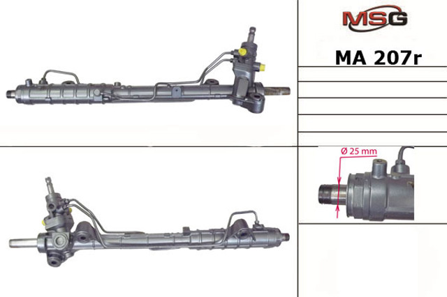 Listwa kierownicza (maglownica) MA207R MSG Rebuilding