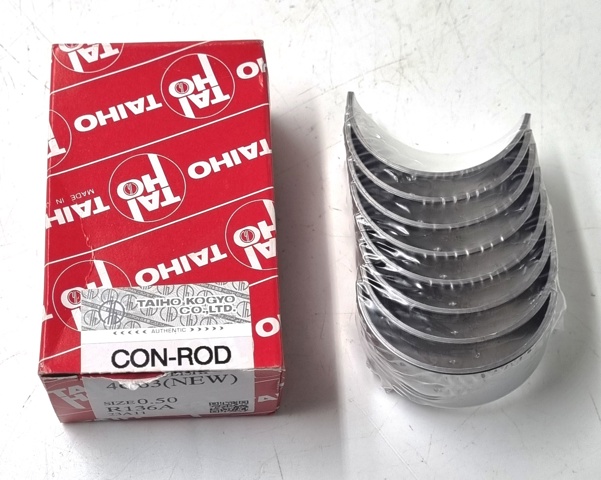 Panewki korbowodowe wału korbowego, zestaw, 2. naprawa (+0,50) Taiho R136A050 cena, od 10,88 USD