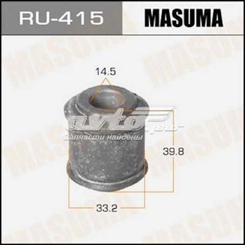 Silentblock tylnego wahacza poprzecznego Masuma RU415 cena, od 5,01 USD