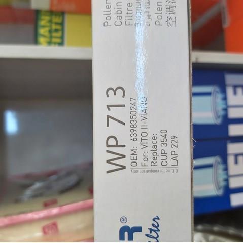 Filtr kabiny WP713 Wunder