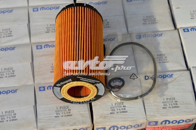 Do koszyka 05072720AA Chrysler Filtr oleju