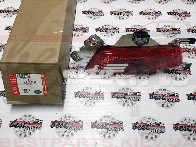 Do koszyka LR025149 Land Rover Przednia lampa przeciwmgielna tylna lewa