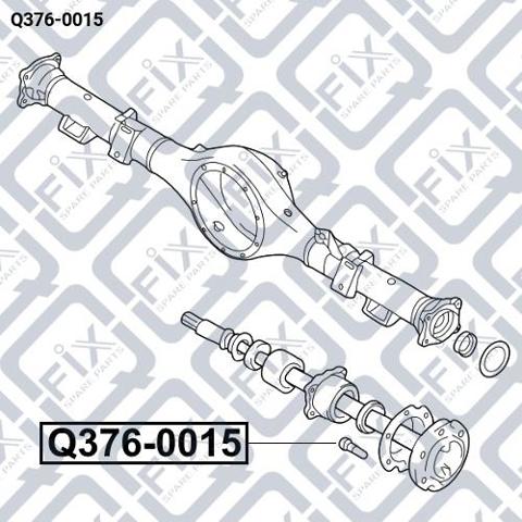 Szpilka koła tylna Q-fix Q3760015 cena, od 4,36 USD