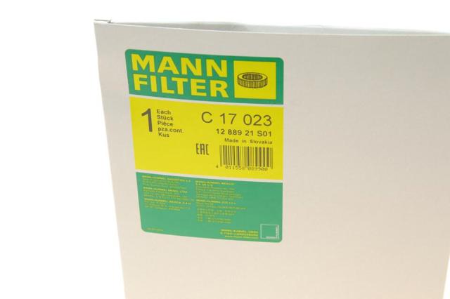Do koszyka C17023 Mann-Filter Filtr powietrza
