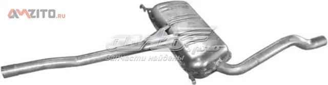 210991201005 Market (OEM) Tłumik, tylna część