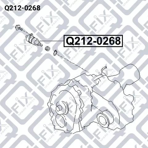 Do koszyka Q2120268 Q-fix Czujnik prędkości