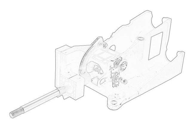 55266434 Fiat/Alfa/Lancia Mechanizm zmiany biegów (cięgno)