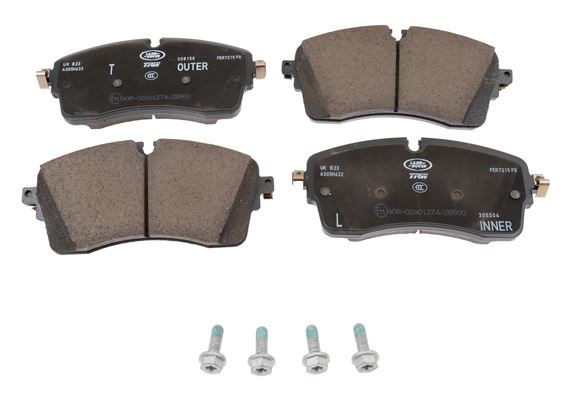 Do koszyka LR164029 Land Rover Klocki hamulcowe przednie tarczowe