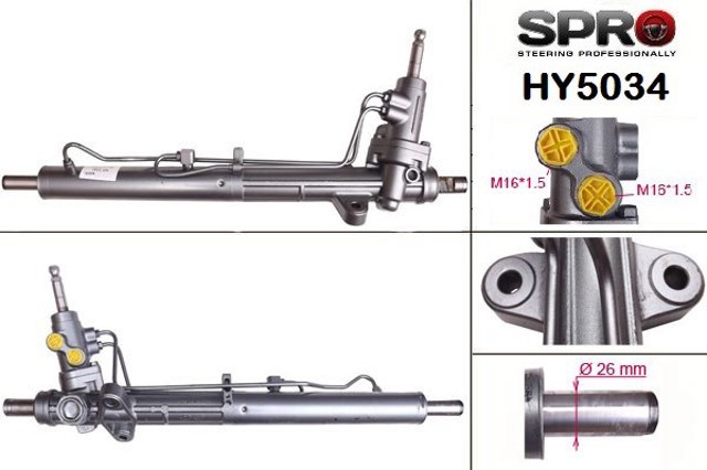 Listwa kierownicza (maglownica) MSG Rebuilding HY234R cena, od 366,18 USD