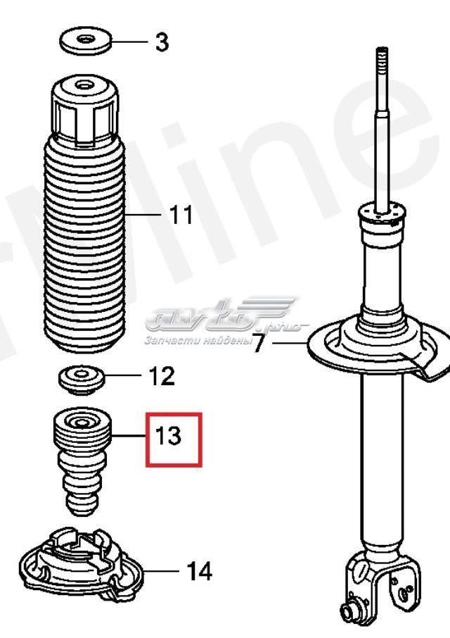 Odbój amortyzatora tylnego + osłona Honda 52722TK4A01 cena, od 22,28 USD