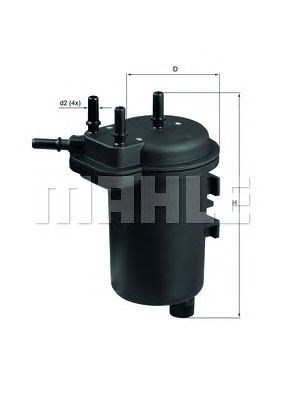 KL432 Mahle Original Filtr paliwa