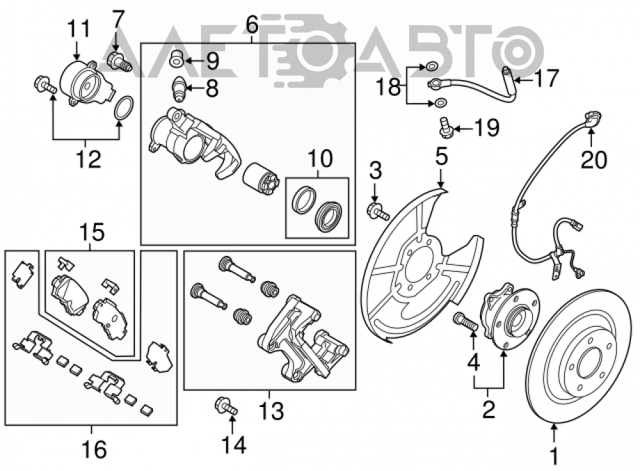 Piasta tylna Mazda TK482615X