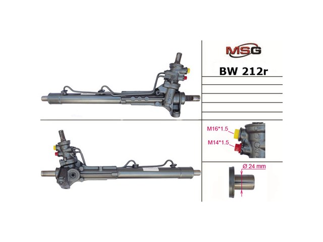 BW211R MSG Rebuilding Listwa kierownicza (maglownica)