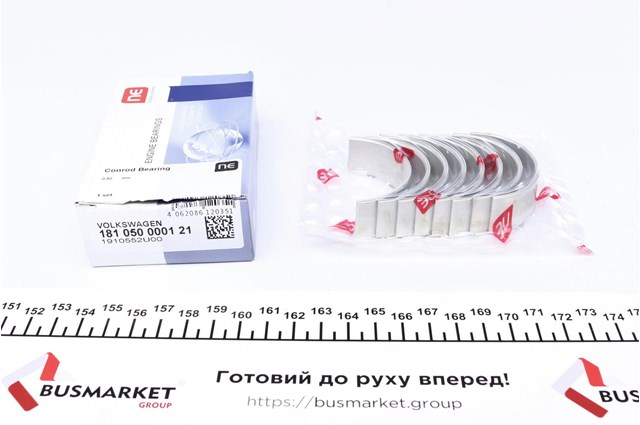 Panewki korbowodowe wału korbowego, zestaw, 2. naprawa (+0,50) NE/NPR 181050000121