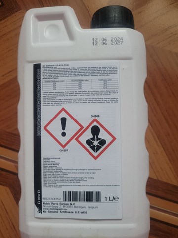 Do koszyka 66927ADEP02 Hyundai/Kia Ciecz chłodząca