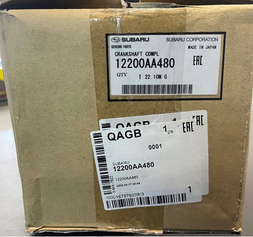 Wał korbowy silnika do Subaru Forester IV S13, SJ