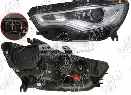 Reflektor lewy Depo/Loro/Abakus 4461140LMLDHEM cena, od 584,42 USD