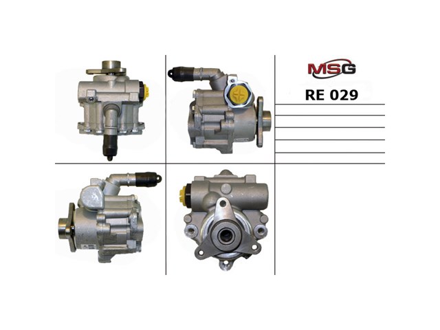 Zestaw naprawczy maglownicy (mechanizmu) (zestaw uszczelniaczy) BW9004KIT MSG