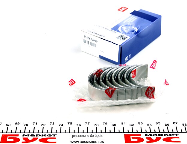 Do koszyka 181050001200 NE/NPR Panewki korbowodowe wału korbowego, zestaw, standardowe (STD)