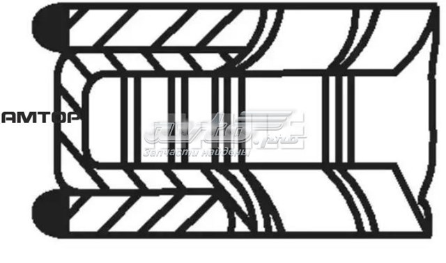 Zestaw pierścieni tłokowych do silnika, STD Mahle Original 640RS101020N0 cena, od 17,04 USD