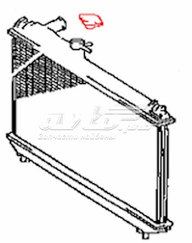 Pokrywa (korek) chłodnicy Toyota 1640105040 cena, od 7,52 USD