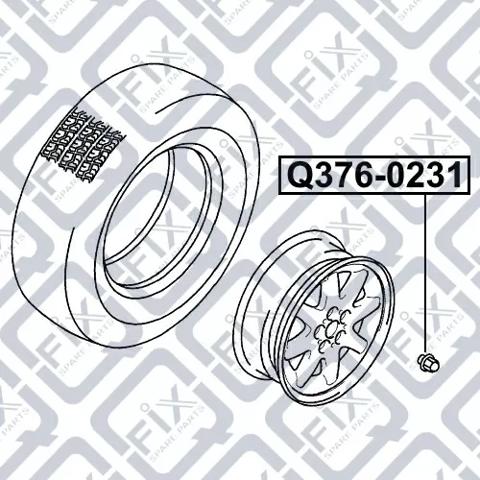 Nakrętka koła Q-fix Q3760231 cena, od 8,52 USD
