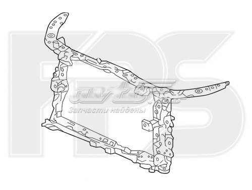 Osłona chłodnicy kompletna (panel mocowania reflektorów) Honda Accord 10 