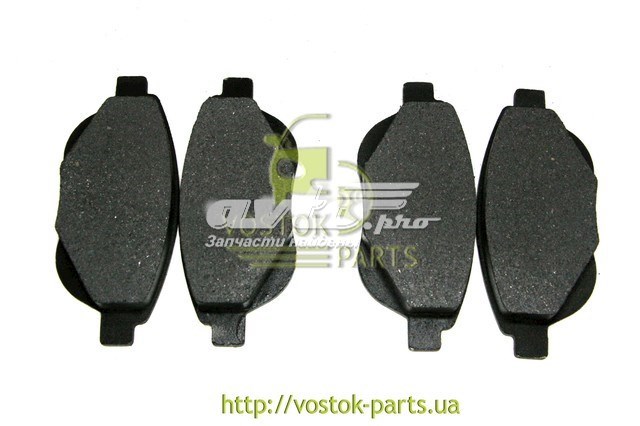 Klocki hamulcowe przednie tarczowe 1064001724 Geely