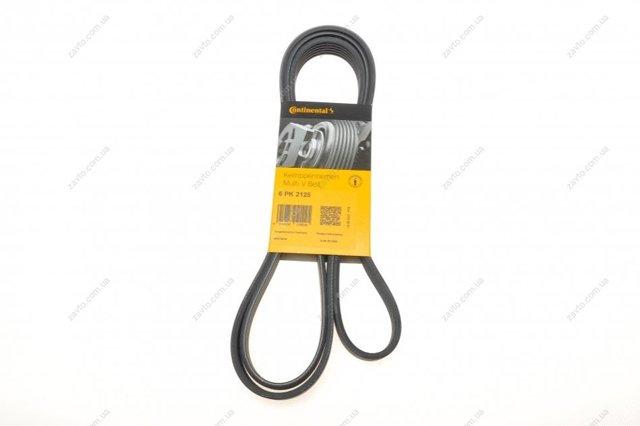 Pas napędowy mechanizmów Continental/Siemens 6PK2125 cena, od 26,50 USD