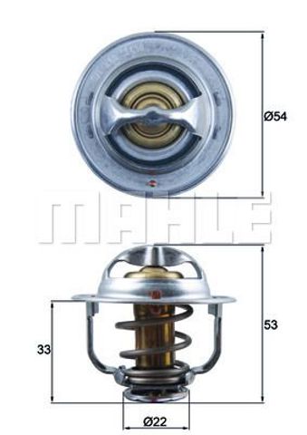 TX 179 89D Mahle Original termostat