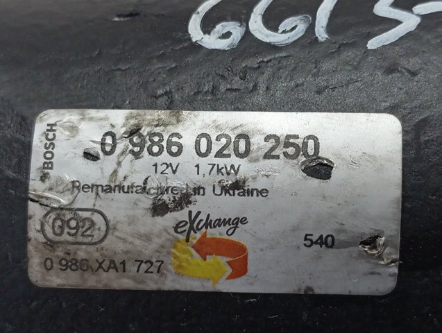Rozrusznik VAG 0986020250