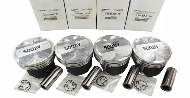 Tłok ze sworzniem bez pierścieni, 1. naprawa (+0,25) Subaru 12006AD510 cena, od 54,34 USD