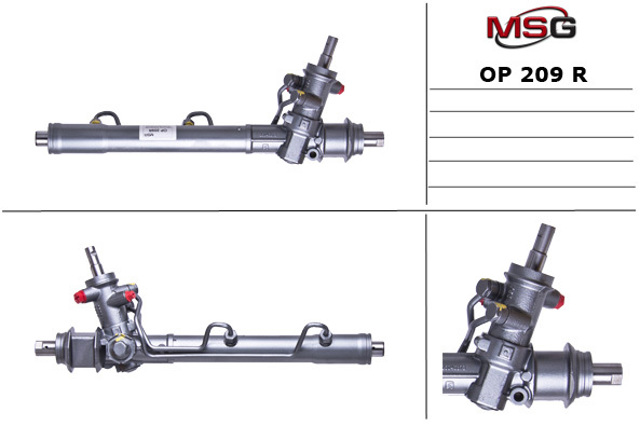 Listwa kierownicza (maglownica) OP209R MSG Rebuilding