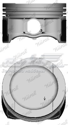 Tłok, komplet na 1 cylinder, 2. naprawa (+0,50) Nural 8714830700 cena, od 83,94 USD