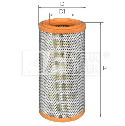 Do koszyka AF0127 Alpha Filter Filtr powietrza