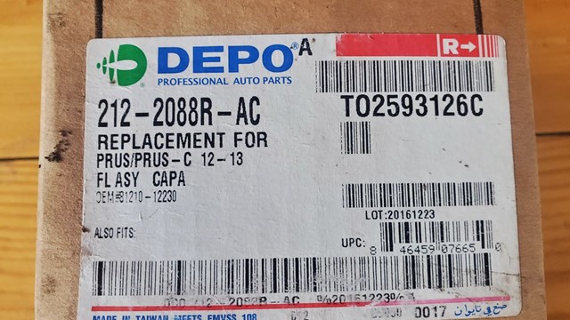 Lampa przeciwmgielna prawa 2122088RUQ Depo/Loro/Abakus