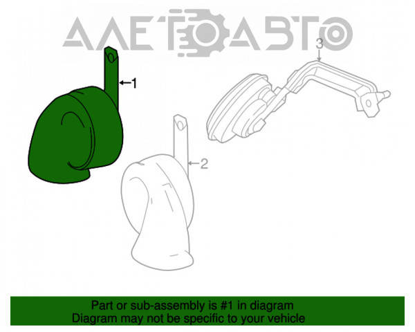 Sygnał dźwiękowy (klakson) do Lexus IS  E2