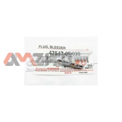 Odpowietrznik zacisku hamulcowego przedniego Toyota 475470D030 cena, od 2,85 USD