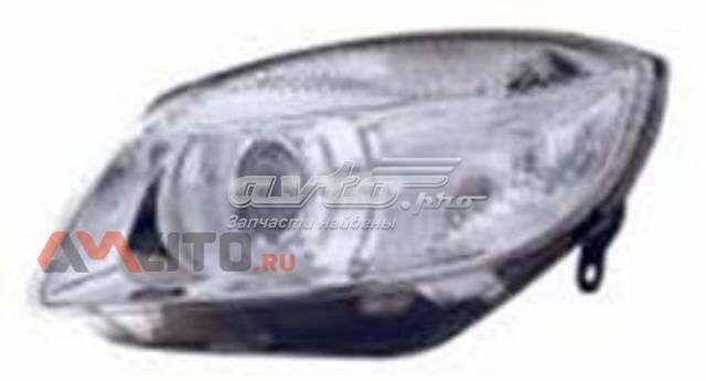 Reflektor lewy 6651115LLDEM Depo/Loro/Abakus