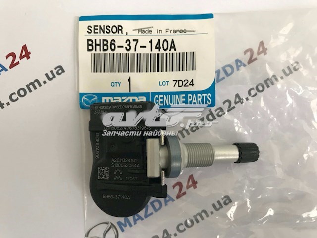 Czujnik ciśnienia w oponach Mazda BHB637140A cena, od 52,97 USD