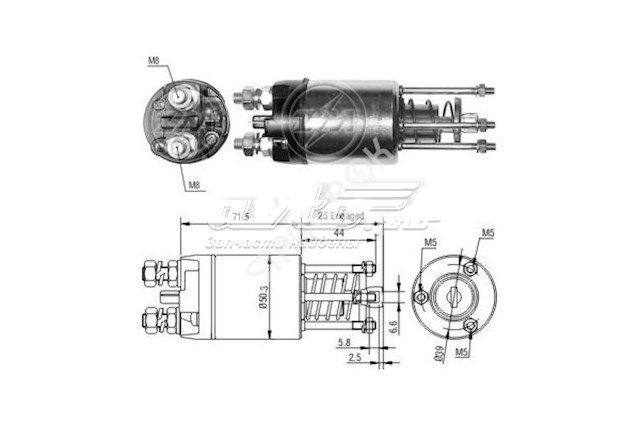 ZM3651 ZM elektromagnes rozrusznika