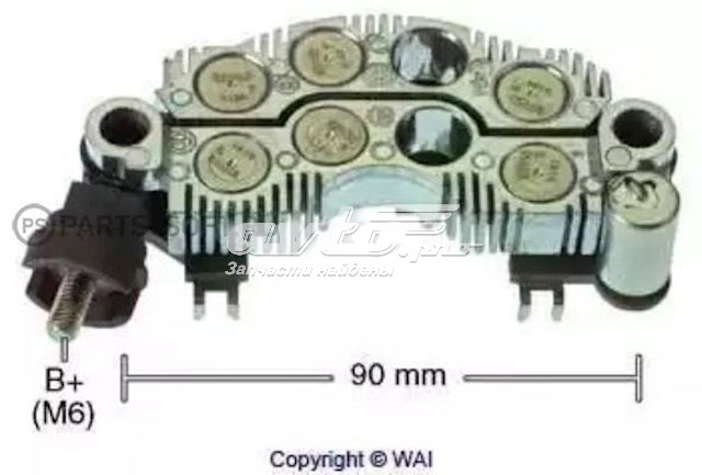 Mostek prostowniczy alternatora = Moster diodowy alternatora AS/Auto Storm ARC5108