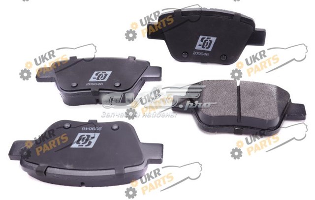 Okładziny (klocki) do hamulców tarczowych tylne Solgy 209046 cena, od 42,06 USD