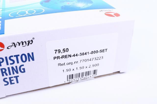 PRREN443841000SET AMP/Paradowscy Pierścienie tłokowe na 1 cylinder, STD.